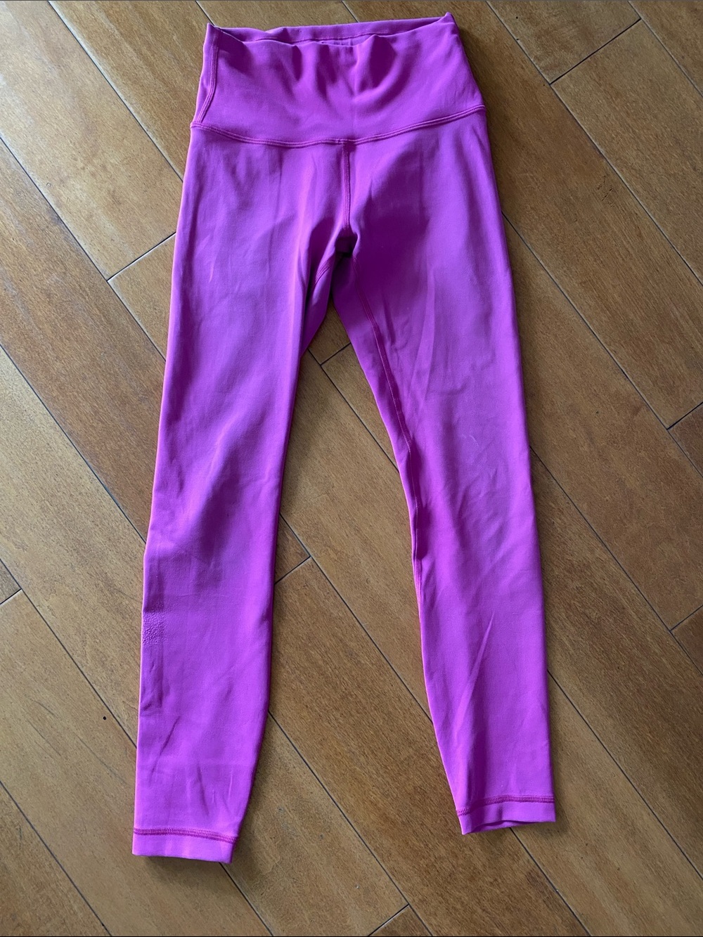 Kids High-Waist Active Leggings in Bright Pink